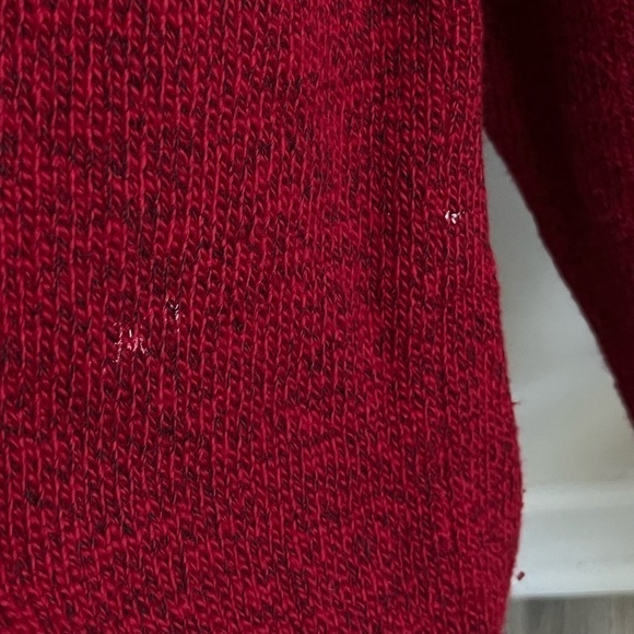 NWT Chaps Mens Cozy Knit Quarter Zip Sweater | Red Twist |  XXL - Picture 3 of 6